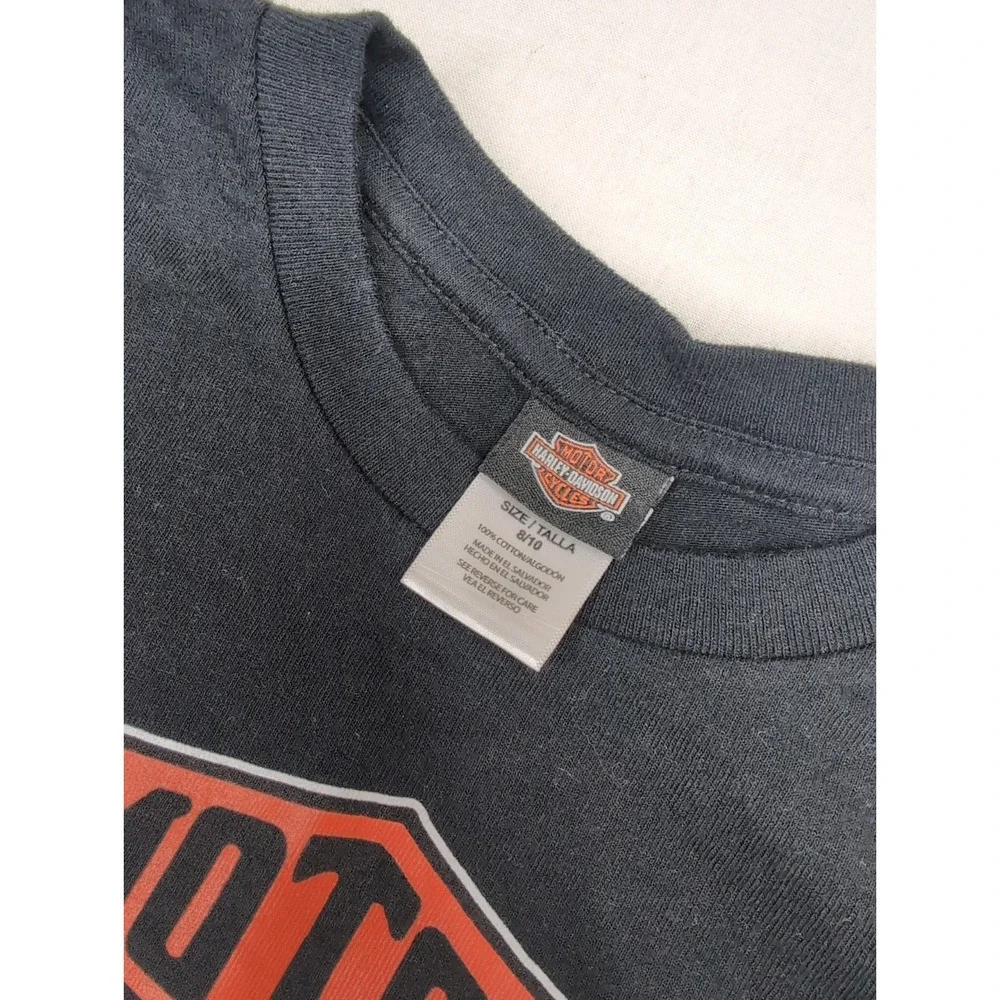 Harley Davidson Kids 8/10 T-shirts Motorcycle Classic Biker Unisex